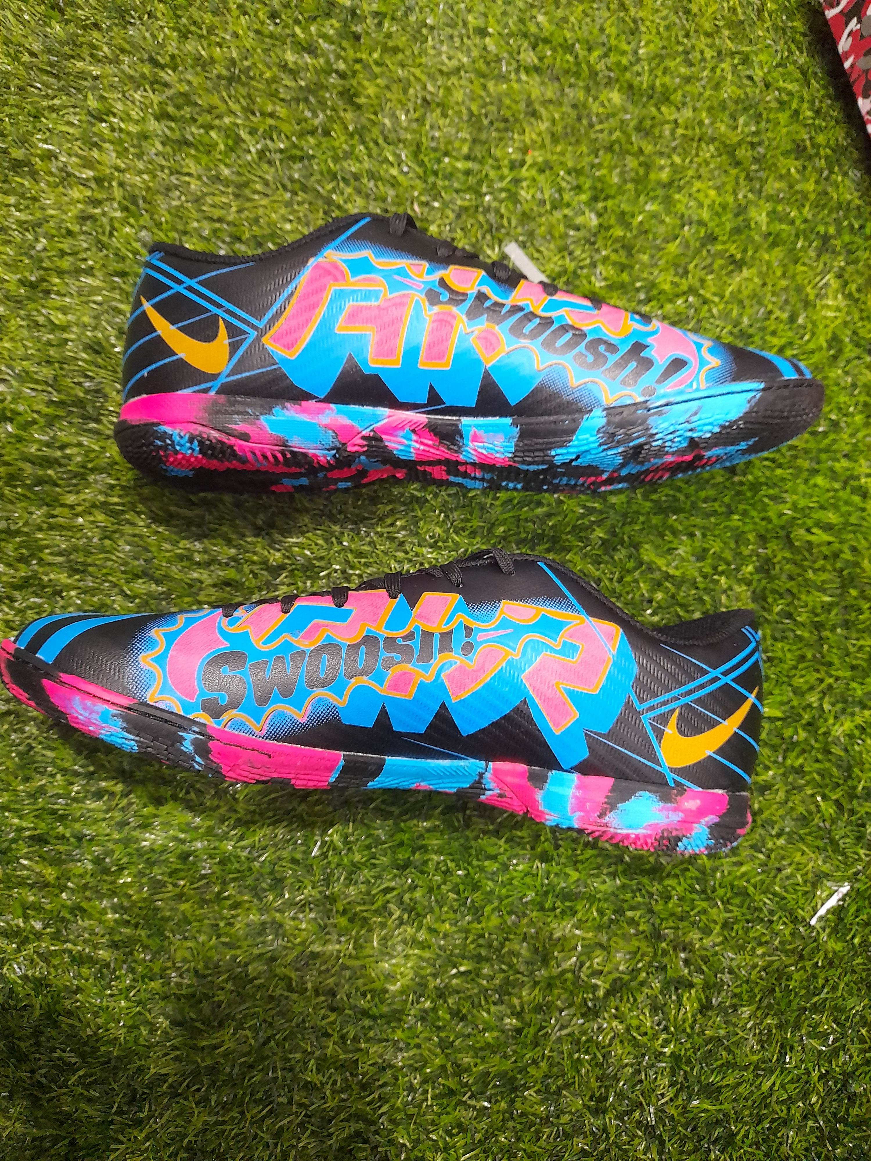 کفش فوتسال نایک مشکی برند سوشو سایز ۴۱ تا ۴۵ تخفیف ویژه😍✅️