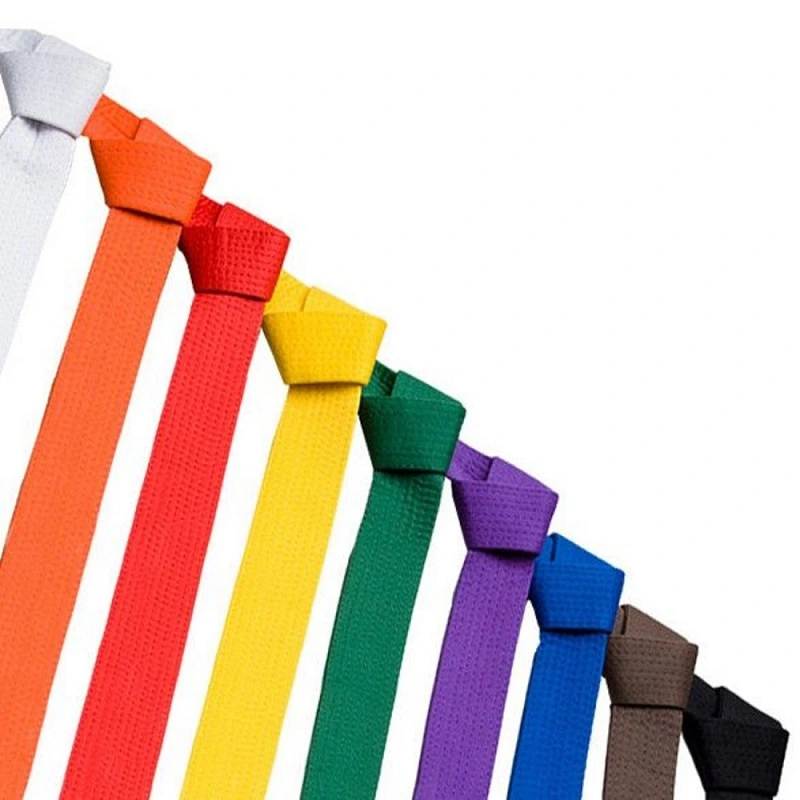 کمربند‌تکواندو‌در رنگبندی‌مختلف