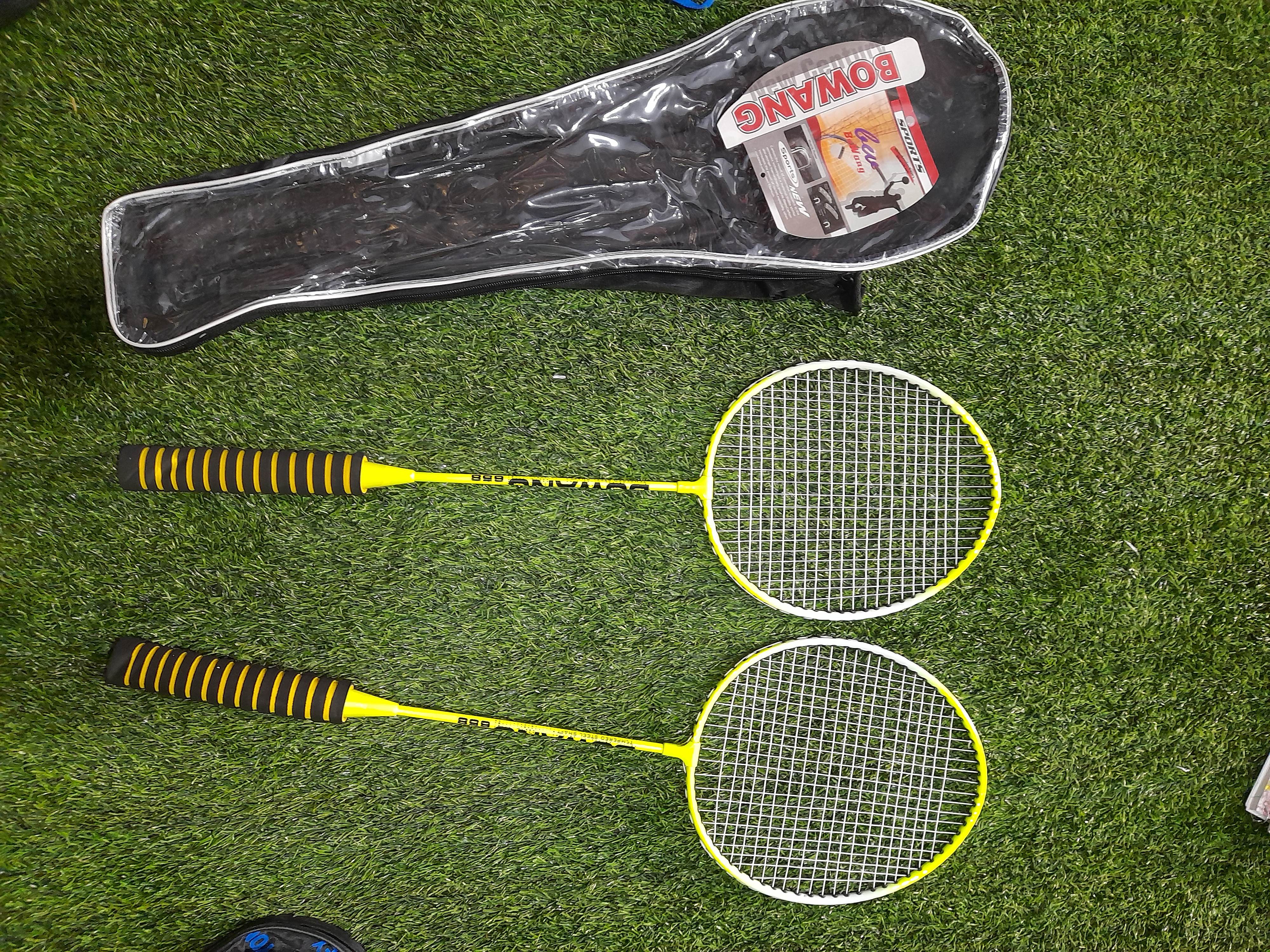 راکت بدمینتون جفتی برند بوانگ فسفری تخفیف ویژه😍✅️